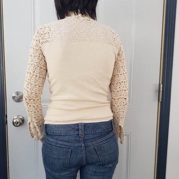 Kenzie Cream Nylon and Cotton‎ Top - Picture 3 of 5